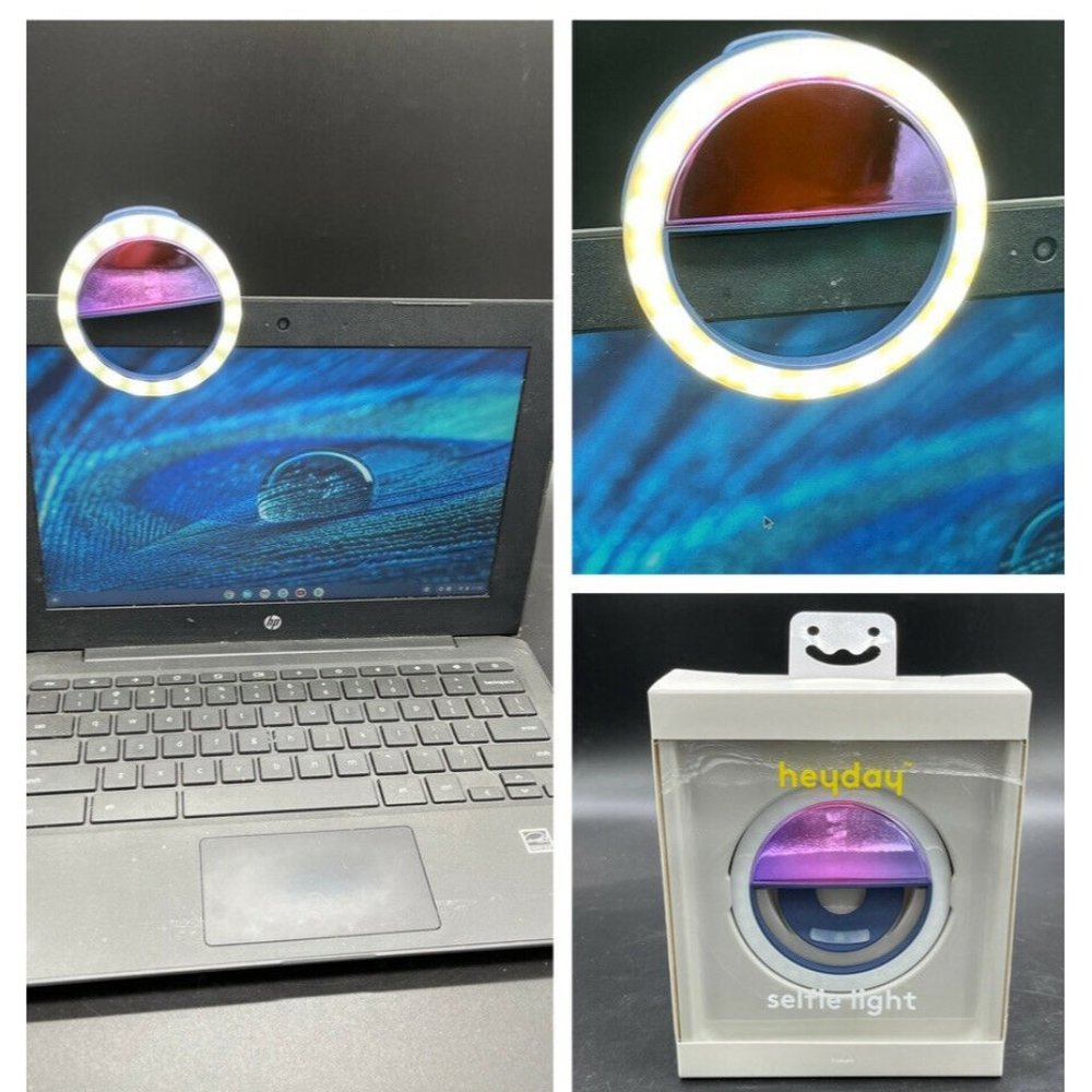 ✨LED Light RING,Video/Photo, Universal Clip For All Devices NEW Cordless